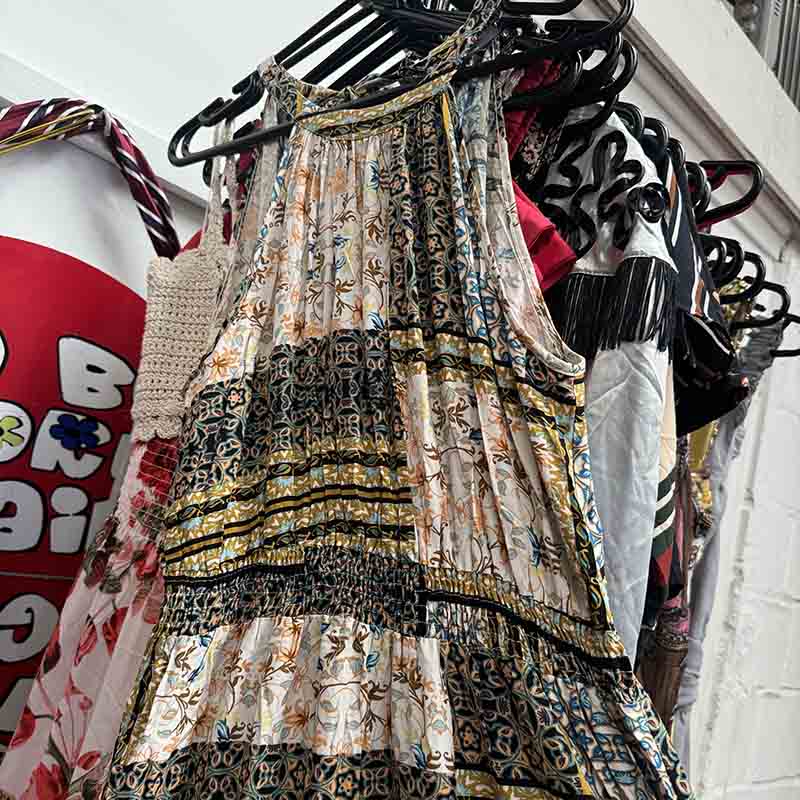 Long Summer Dresses Wholesale Bundle - Patterned dress, example of what you might receive.
