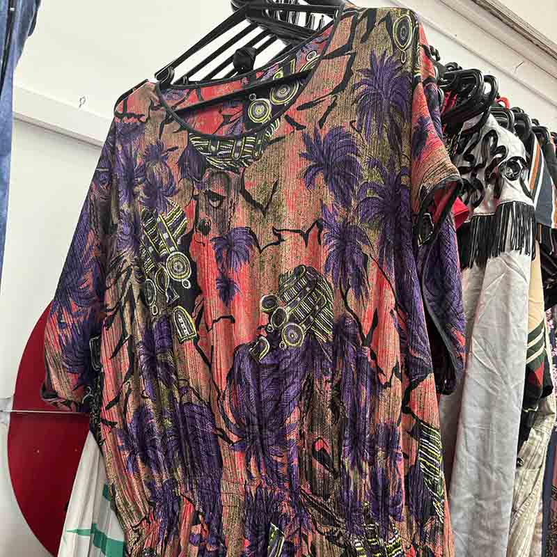 Long Summer Dresses Wholesale Bundle - Patterned dress, example of what you might receive.