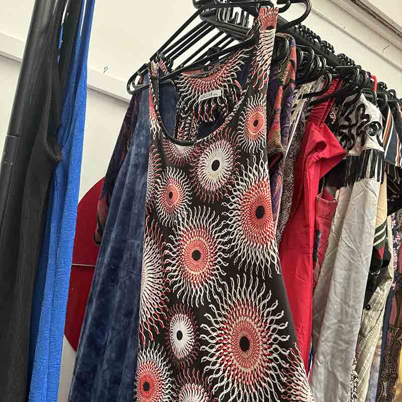 Long Summer Dresses Wholesale Bundle - Patterned dress, example of what you might receive.