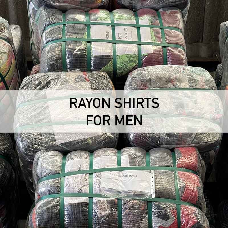 Vintage Rayon Shirts For Men Wholesale Bale