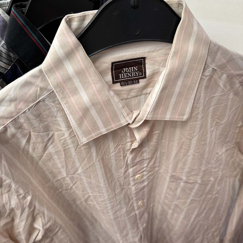 Long Sleeve Striped and Checkered Shirts for Men Wholesale - Examples of what you might receive in your Bundle