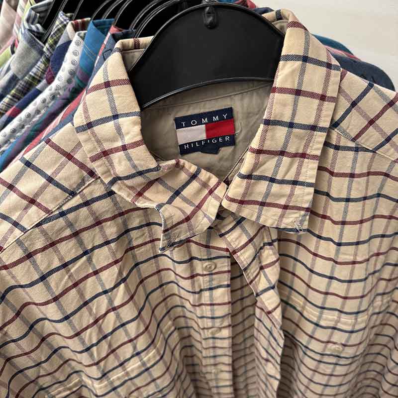 Long Sleeve Striped and Checkered Shirts for Men Wholesale - Examples of what you might receive in your Bundle