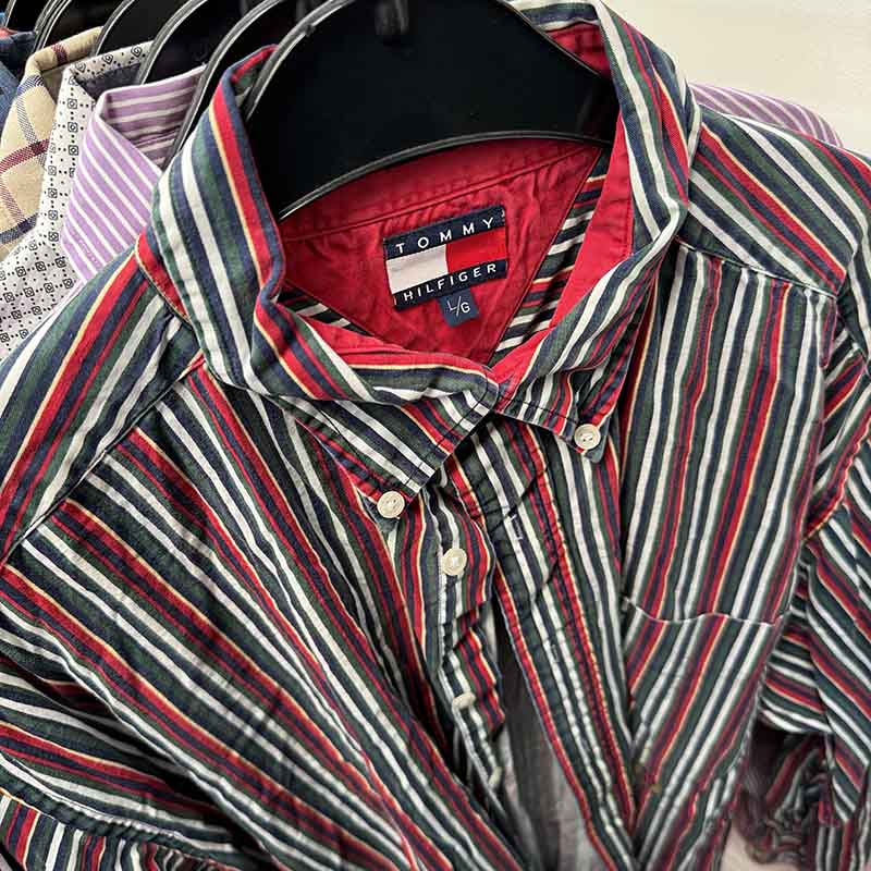 Long Sleeve Striped and Checkered Shirts for Men Wholesale - Examples of what you might receive in your Bundle