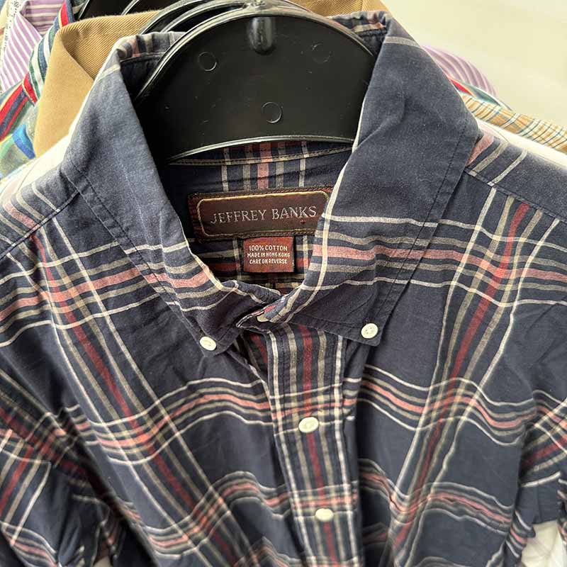 Long Sleeve Striped and Checkered Shirts for Men Wholesale - Examples of what you might receive in your Bundle