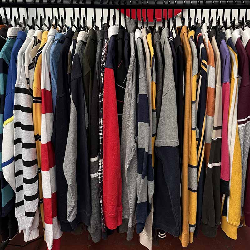 Long Sleeve Polo & Rugby Shirts for Men Wholesale - examples of you might receive on your Bundle