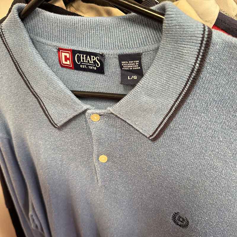 Long Sleeve Polo & Rugby Shirts for Men Wholesale - examples of you might receive on your Bundle