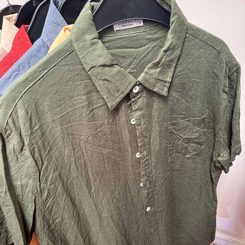 Plain Short Sleeve Shirts for Men Wholesale - examples of what you might receive in your Bundle