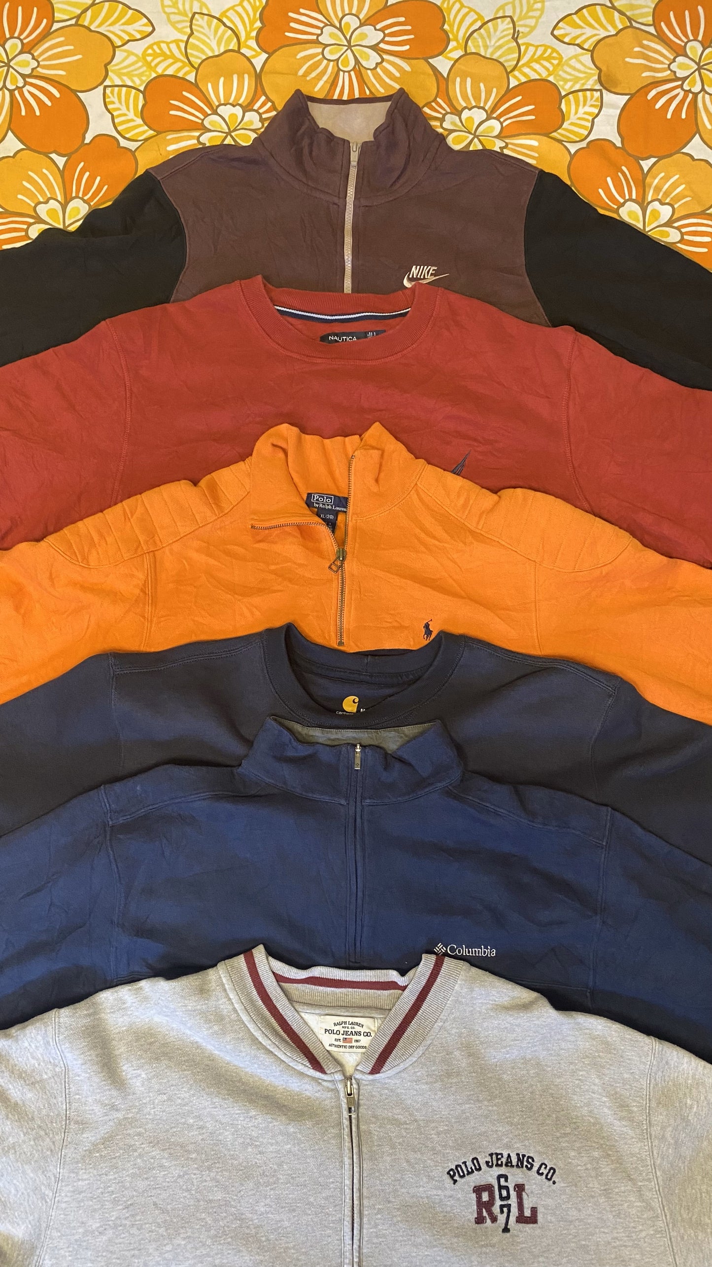 Wholesale print branded and sports hoodies and sweatshirts. Shop wholesale vintage and secondhand clothing bales and bundles online from Brighton's biggest vintage retailer. International shipping available. Book to handpick vintage from our warehouse in Sussex, UK or via video call online.