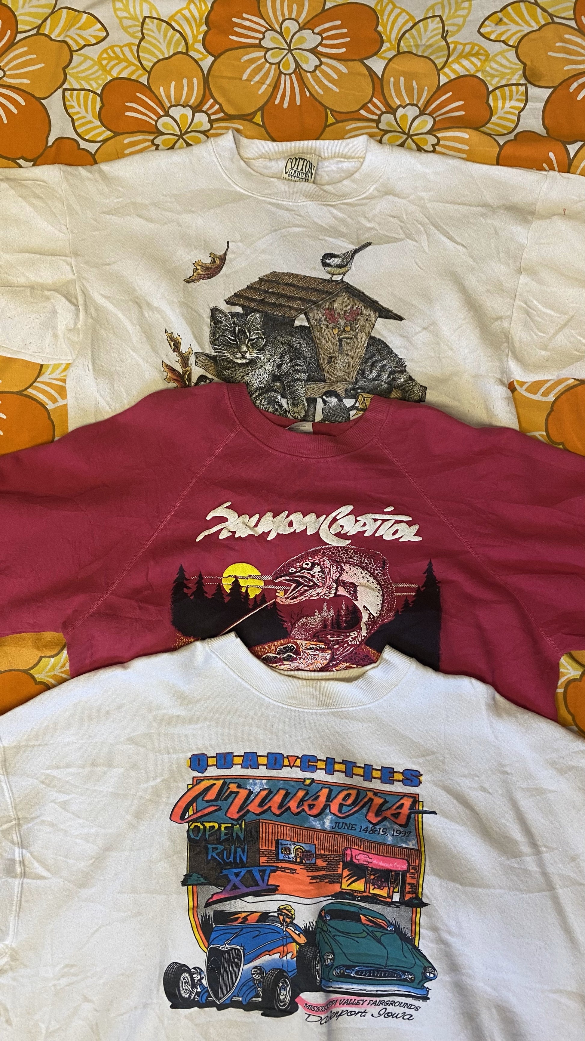 Wholesale print branded and sports hoodies and sweatshirts. Shop wholesale vintage and secondhand clothing bales and bundles online from Brighton's biggest vintage retailer. International shipping available. Book to handpick vintage from our warehouse in Sussex, UK or via video call online.