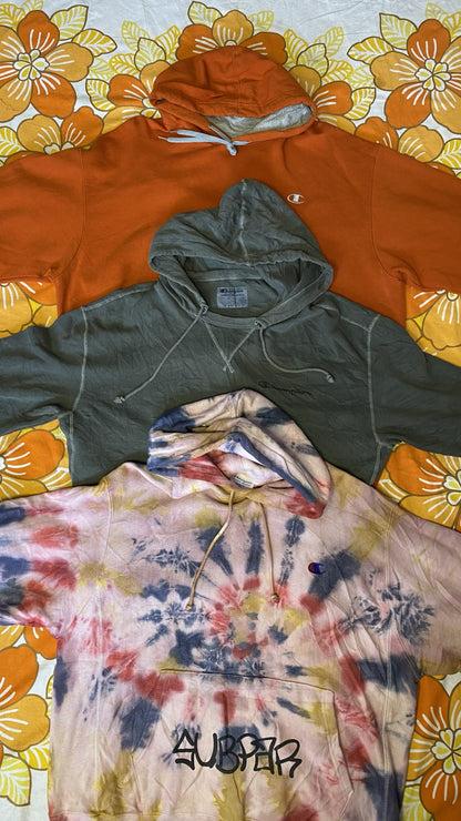 Wholesale vintage and secondhand mixed bundles of printed, sports & branded hoodies. Choose from Grade A, B or ungraded to bulk buy per kilo, piece or bale. Handpick available in Sussex warehouse of Brighton's biggest vintage retailer or shop at monthly kilo sale events.