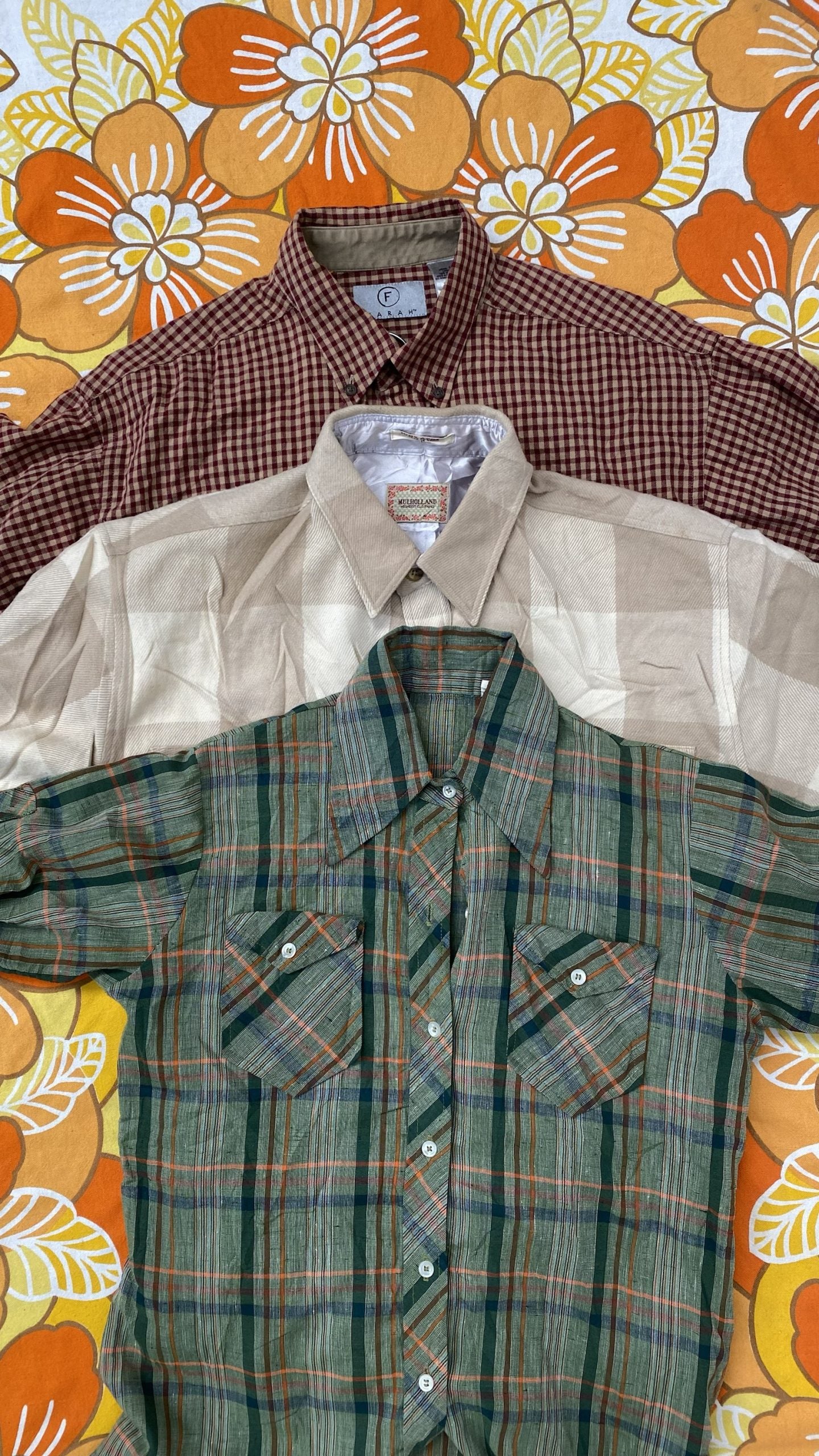 Wholesale vintage and secondhand mixed bundles of flannel shirts. Choose from Grade A, B or ungraded to bulk buy per kilo, piece or bale. Handpick available in Sussex warehouse of Brighton's biggest vintage retailer or shop at monthly kilo sale events.