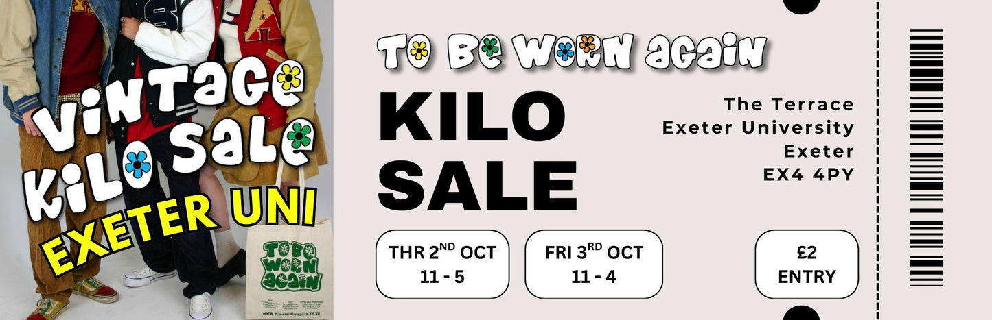 EXETER UNI KILO SALE TICKET