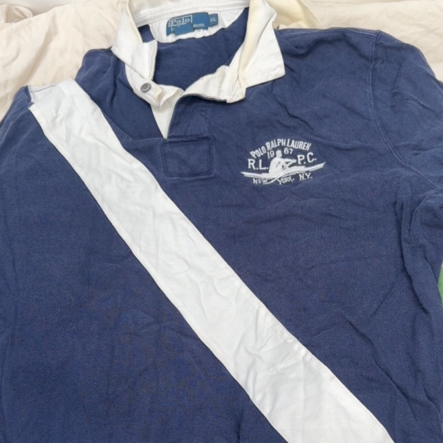 Vintage & Second Hand Rugby Tops and Long Sleeve Polo Shirts Wholesale 25kg Bag
