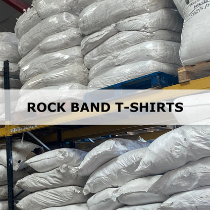 Second Hand Rock Band & Music T-Shirts Wholesale 25kg Bag