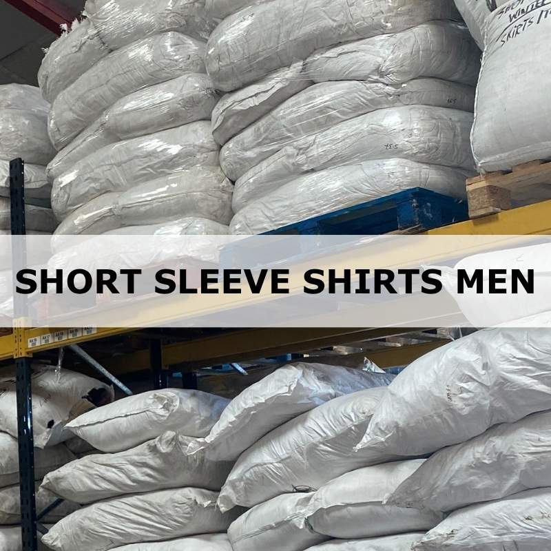 Short Sleeve Shirts For Men Wholesale 25kg Bags