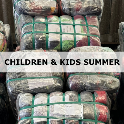 Vintage Children & Kids Mix Clothing Wholesale Bale - SUMMER