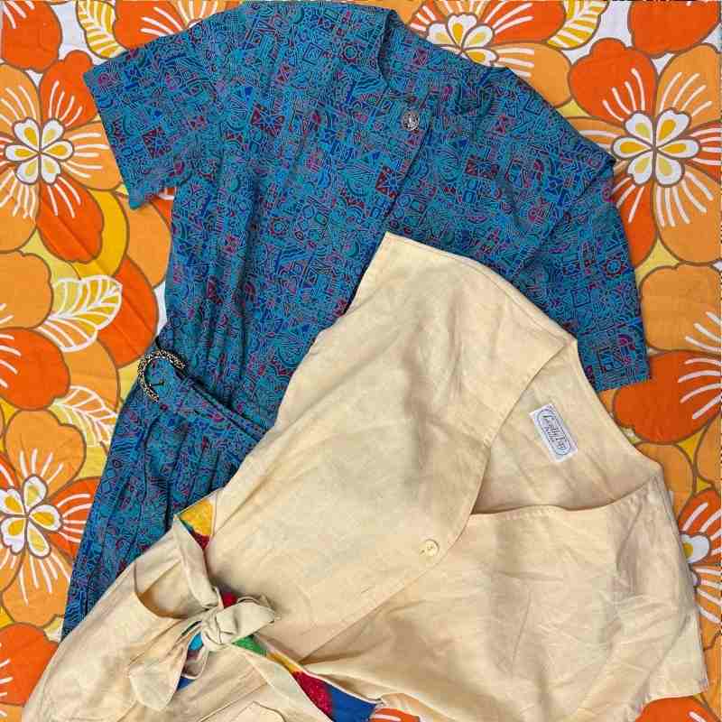 Vintage 80s Dresses For Women Wholesale Bale example of what you might receive
