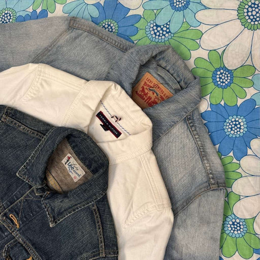 Vintage Denim Jackets Wholesale Bale