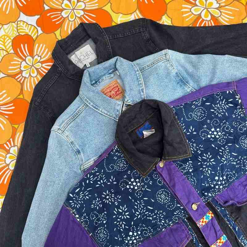 Vintage Denim Jackets Wholesale Bundle example