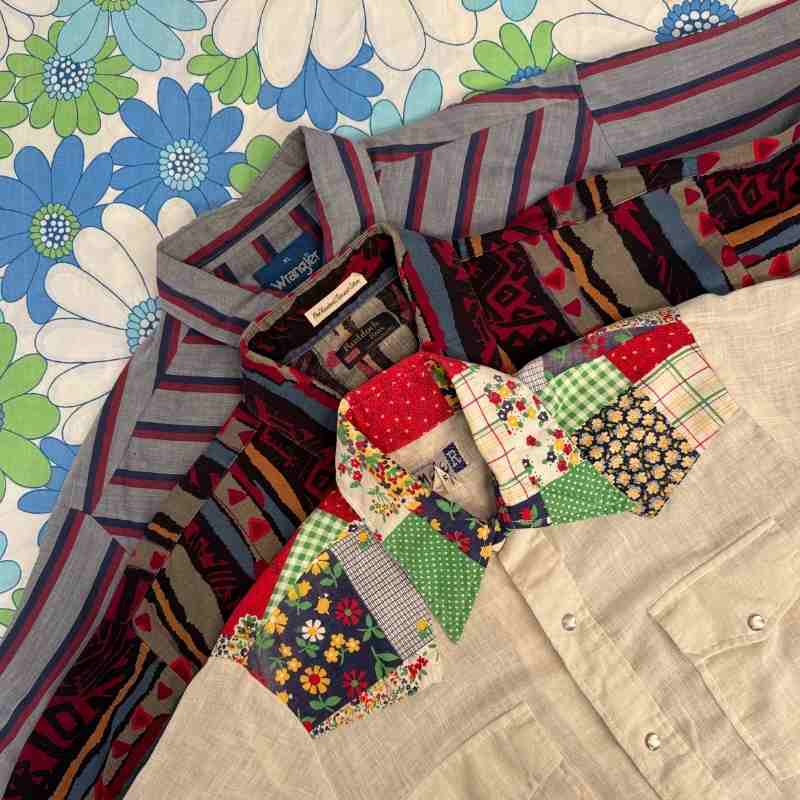 Vintage Western Shirts For Men Wholesale Bale example
