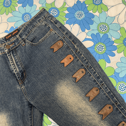 Y2K Embellished & Embroidered Jeans 10 Piece Wholesale Bundle example