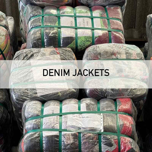 Vintage Denim Jackets Wholesale Bale