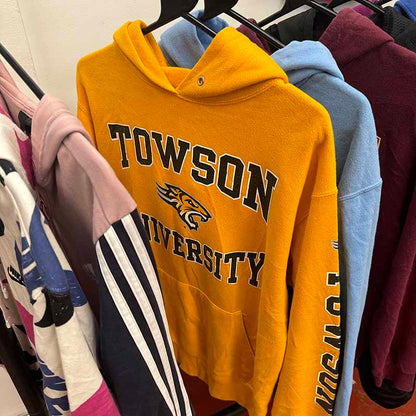 Towson University Hoodie Detail 