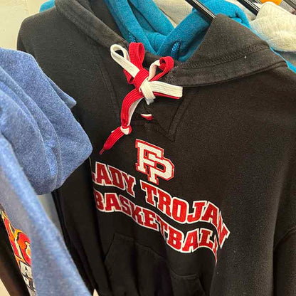 Trojan Basketball  Hoodie Detail 