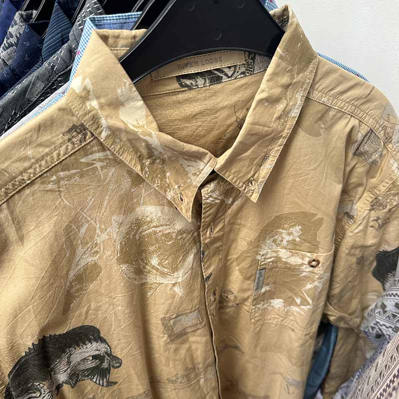 Patterned Long Sleeve Shirts for Men Wholesale Bundle