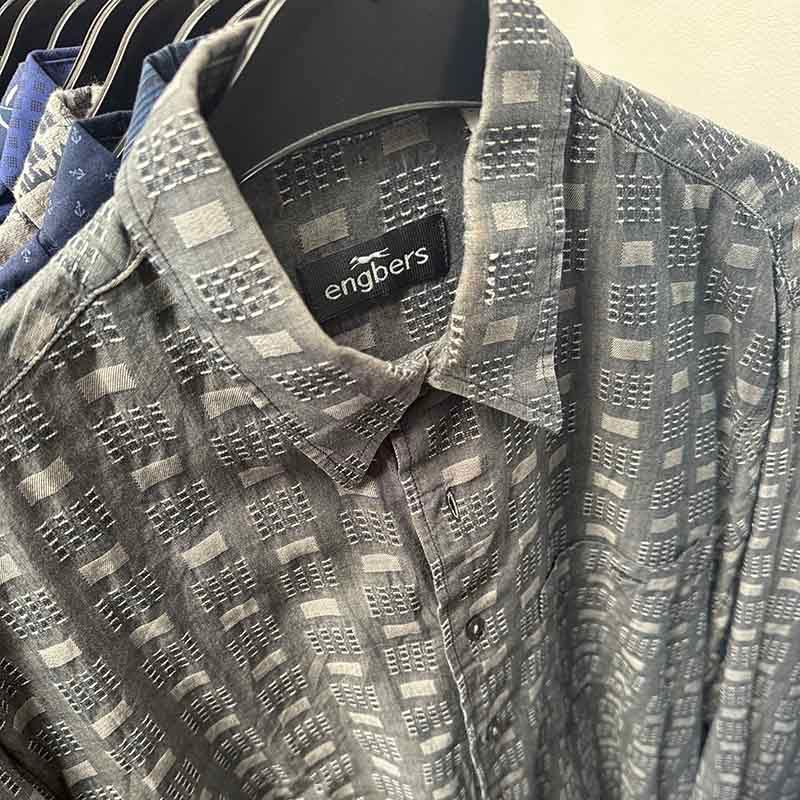 Patterned Long Sleeve Shirts for Men Wholesale Bundle