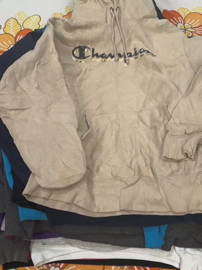 Vintage & Second Hand Champion Hoodies Wholesale Bulk Bag Video example of what you might receive