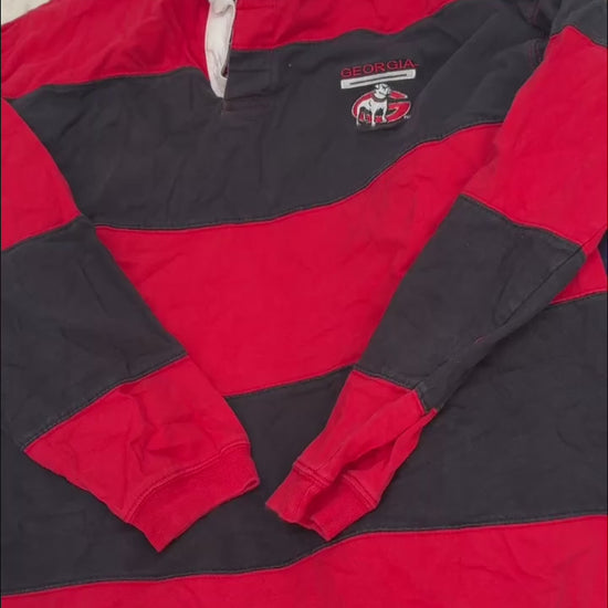 Vintage & Second Hand Rugby Tops and Long Sleeve Polo Shirts Wholesale 25kg Bag example of what you might receive
