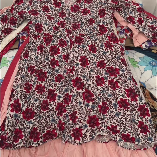 Vintage & Second Hand Long Sleeve Dresses Wholesale Bulk 25kg Bag video unboxing of what you might receive