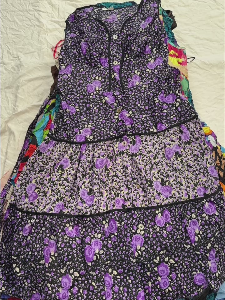 Vintage & Second Hand Sleeveless and Vest Dresses Wholesale 25kg Bag example of what you might receive