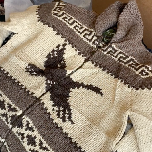 Vintage Heavy Sweaters & Knitwear Wholesale Bundle - example of what you might receive