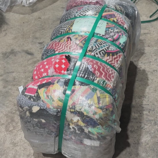Unboxing vintage wholesale bale of women’s short skirts – 45kg of mixed mini skirts, styles, fabrics, and brands perfect for resale or retail