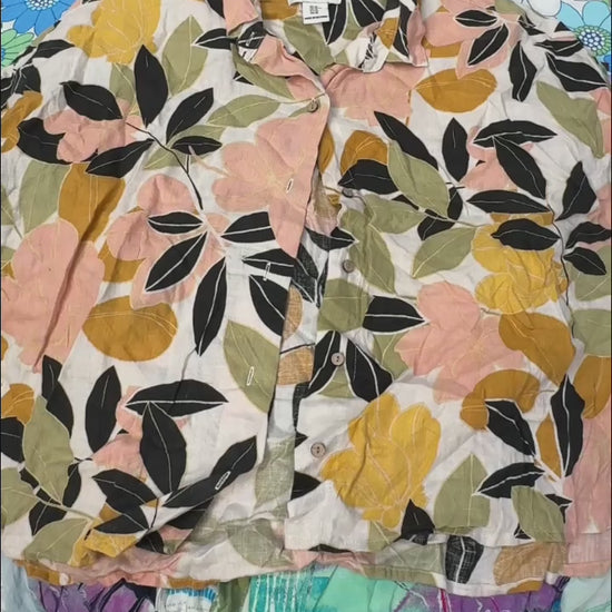 Short Sleeve Blouses Wholesale Bulk Bag 25kg video example of what you might receive