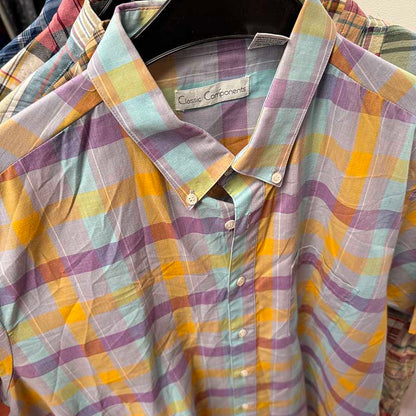Short Sleeve Striped and Checkered Shirts for Men Wholesale - examples of what you might receive in your Bundle