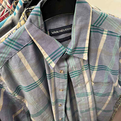 Short Sleeve Striped and Checkered Shirts for Men Wholesale - examples of what you might receive in your Bundle