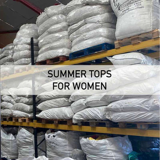 vintage and modern mix summer tops for women wholesale clothing bag 25kg
