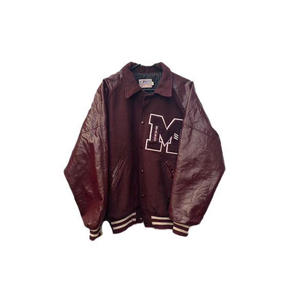 Handmade Black Bomber Baseball Varsity Jacket main image 0